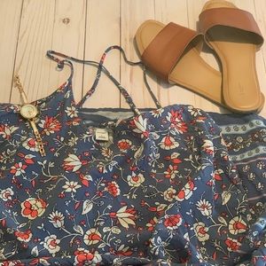 Wide flowy maxi dress